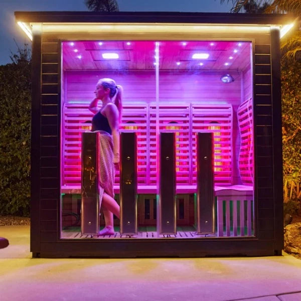 Sun Home Luminar Outdoor 5-Person Full-Spectrum Infrared Sauna