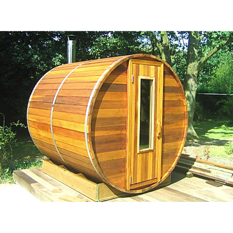 Northern Lights Clear Cedar Barrel Sauna