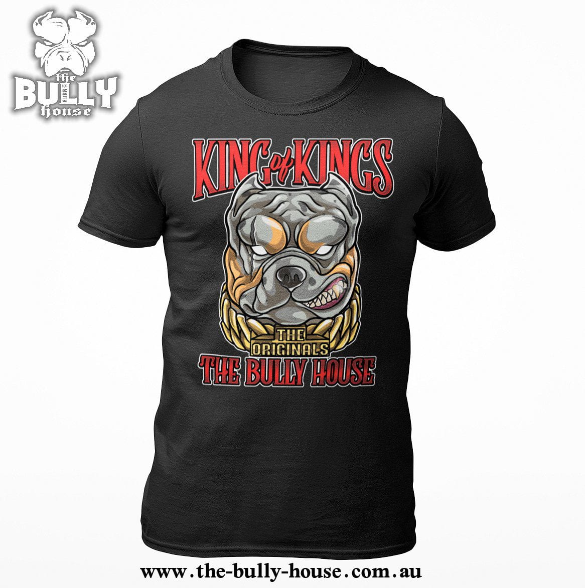 King Of Kings T Shirt Red Edition Black T Mens Or Unisex The Bully House