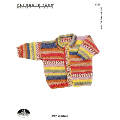 Plymouth Yarn Baby Cardigan Pattern – The Knit Studio