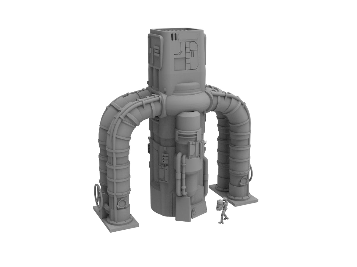 Cooling Tower Digital STL Files Imperial Terrain