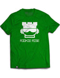 Rook Face Tee - Green/White