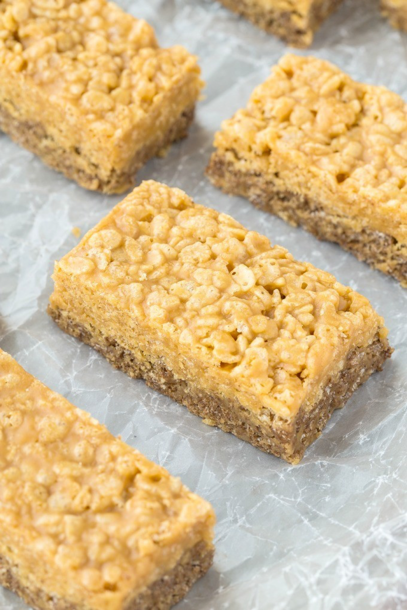 Three-Ingredient Marble Rice Krispie Treats 