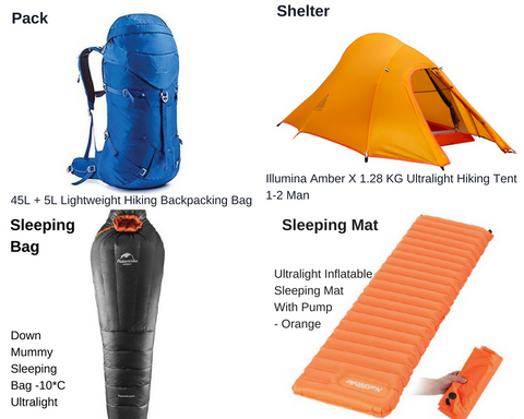 Hiking Ultralight With The Big Four Gear