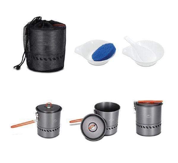 Heat Efficient Camping Pot for Lightweight Hiking