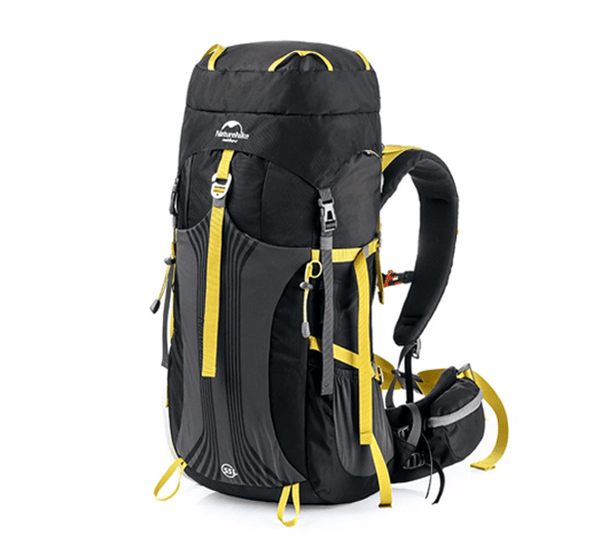 Hiking Backpack Lightweight 55L - Black