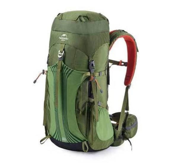 Hiking Backpack Lightweight 55L - Green