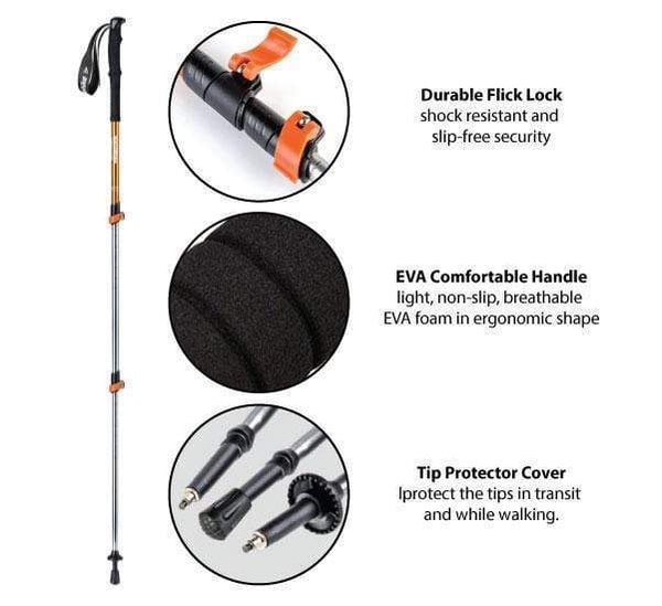 Lightweight Trail Trekking Pole Adjustable – Ladies