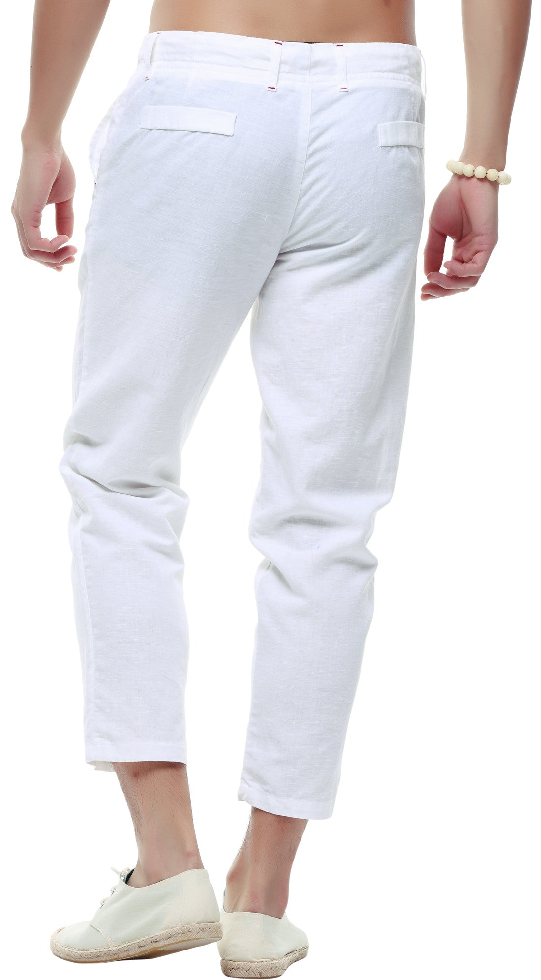 tapered linen pants mens