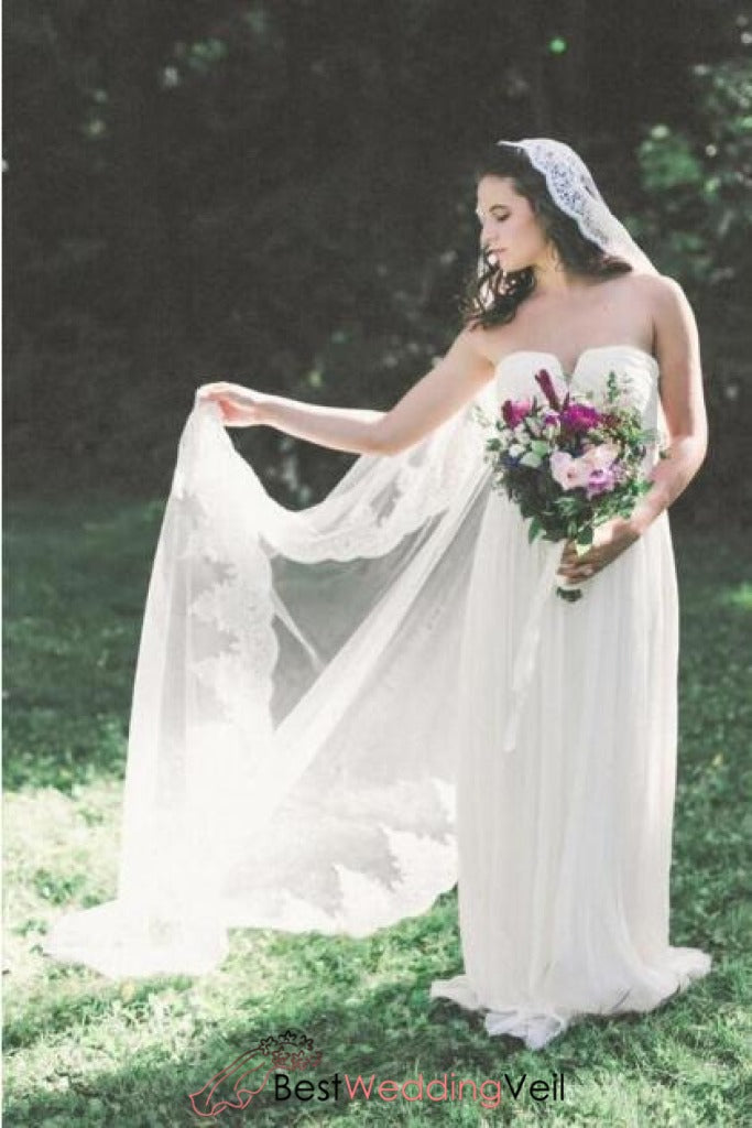 mantilla wedding veil