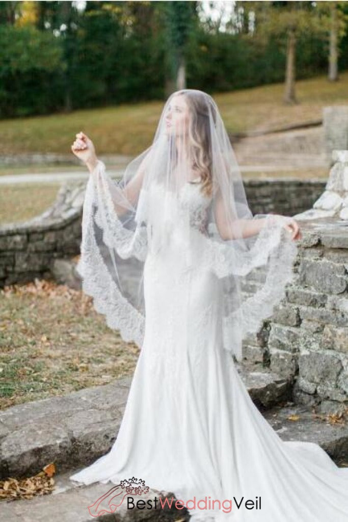 wedding veil trim