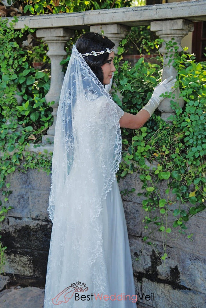 boho bridal veil