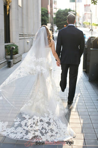 two tier wedding veil