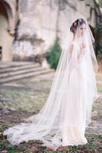 boho bridal veil