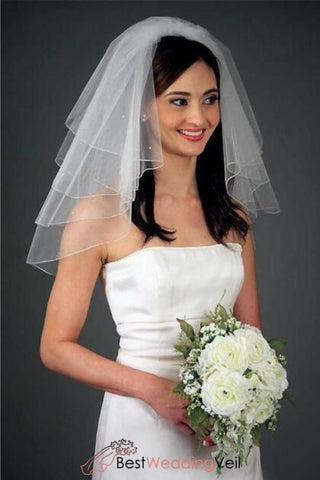 medium wedding veils