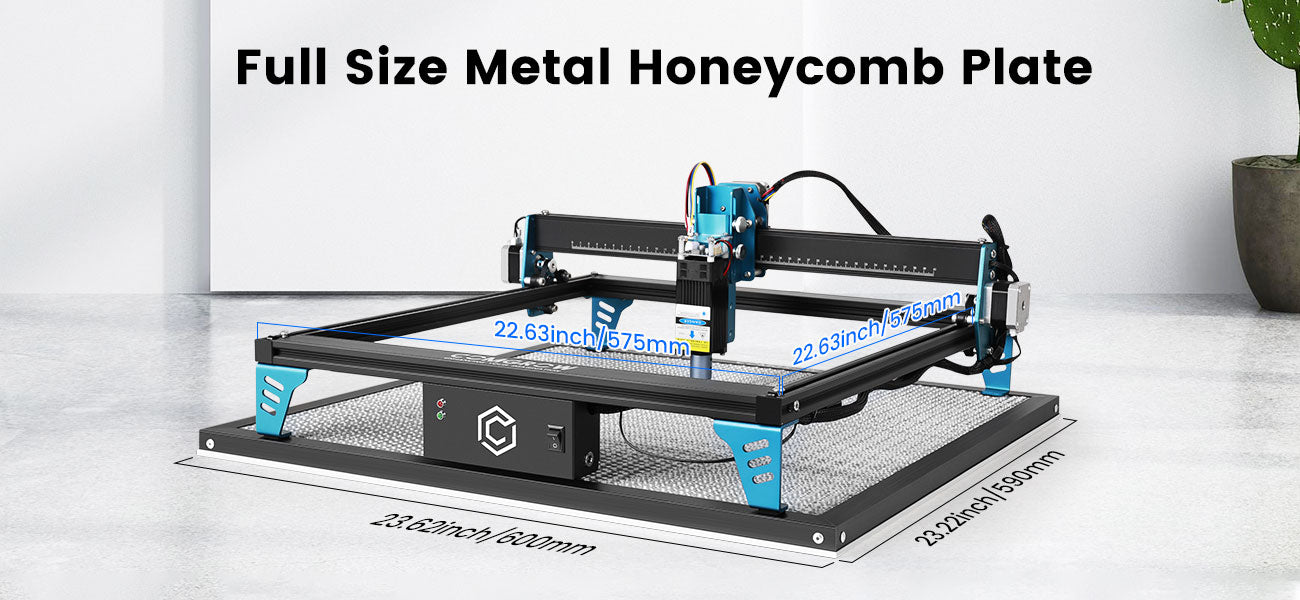 Comgrow Honeycomb Laser Bed Big Size 600*590*22MM for Laser Cutter US Store