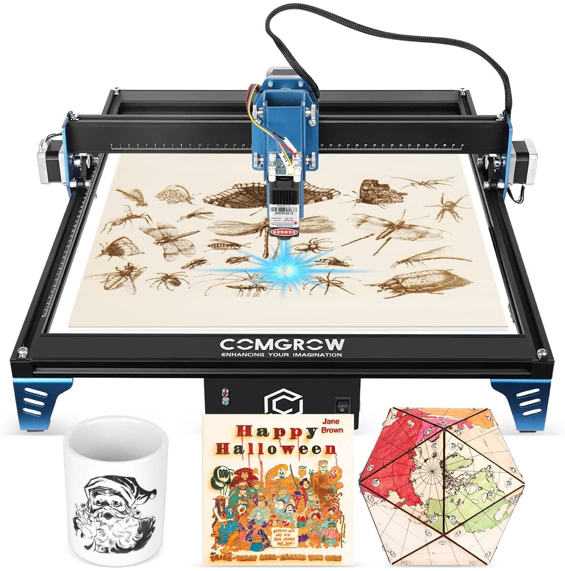 Laser Engraving Machine Leather Engraver Honeycomb Laser Bed Glowforge  Pro,Laser Cutting Table Board 300x200x22mm Beehive Working Plate CNC  Processed