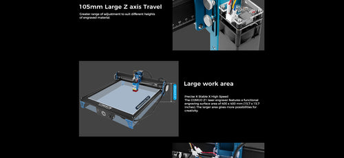 Comgrow Z1 PRO 20W Desktop Diode Laser Cutting Engraving Machine