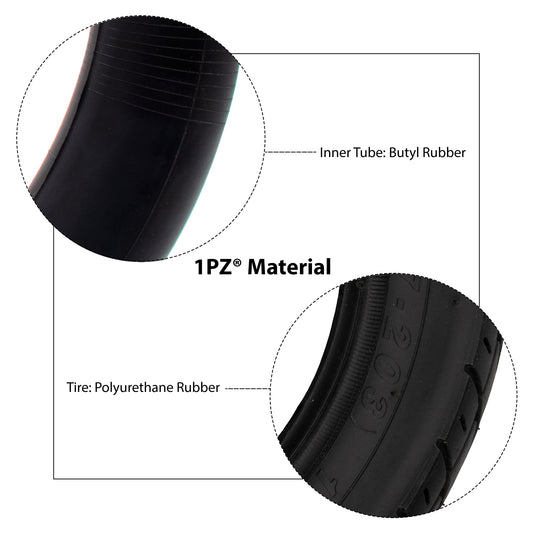  2-Pack 12.5 x 2.25 Scooter Tire Tubes 12 ½ x 2 ¼