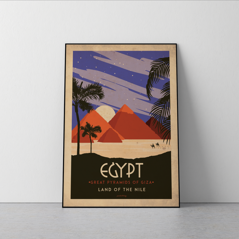 Art deco - Egypt - World collection poster, affisch