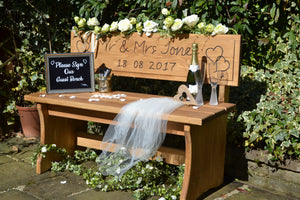 wedding bench