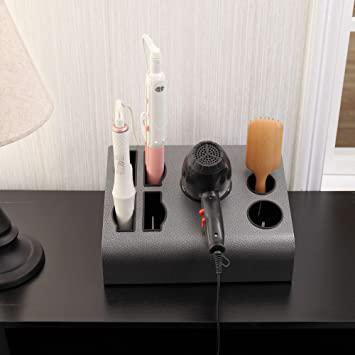 Saloniture Tabletop Blow Dryer, Hair Iron Holder And Appliance