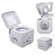 2.8 Gallon 10L Portable Commode Toilet Travel Camping Outdoor/Indoor Waterpot
