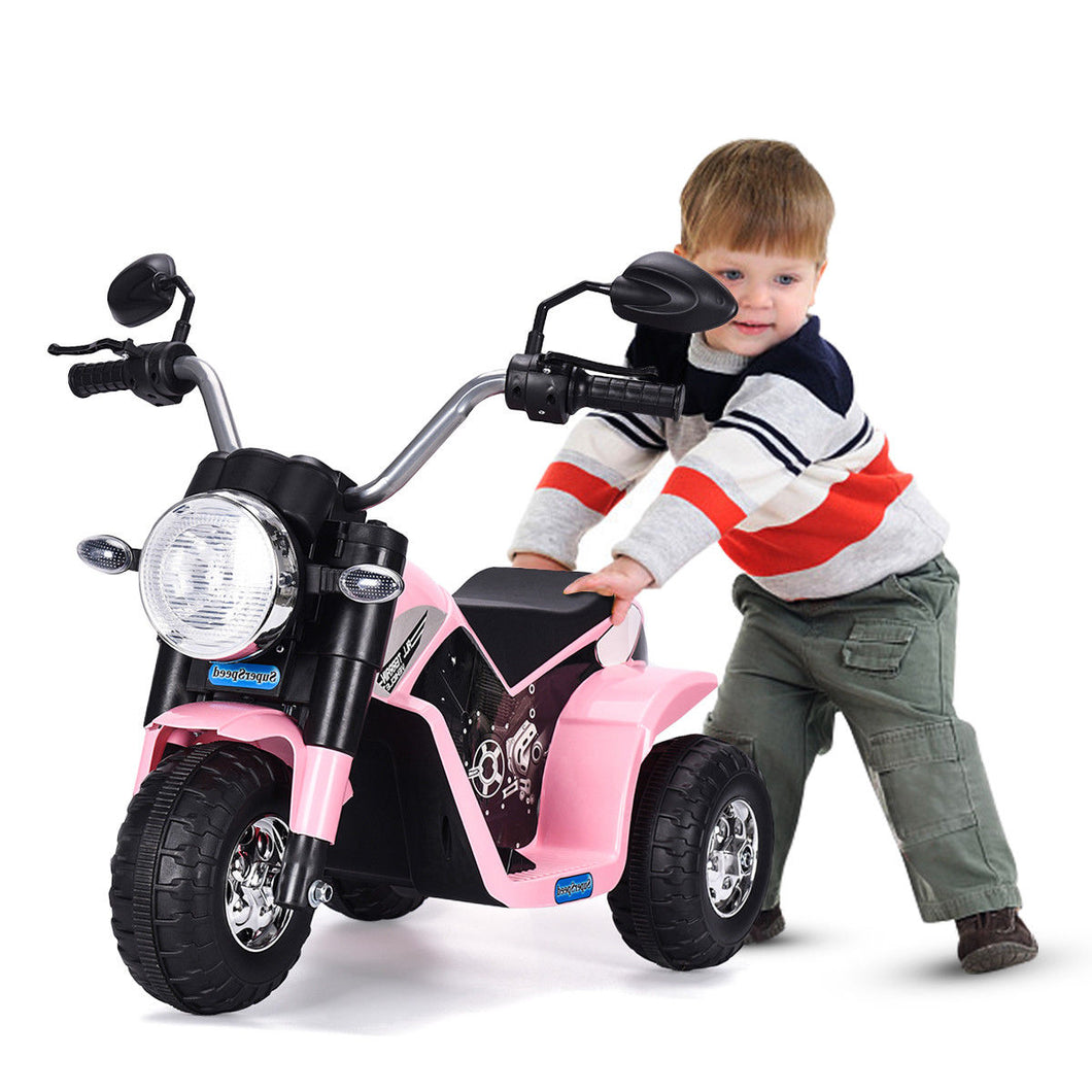 pink 3 wheel motorcycle