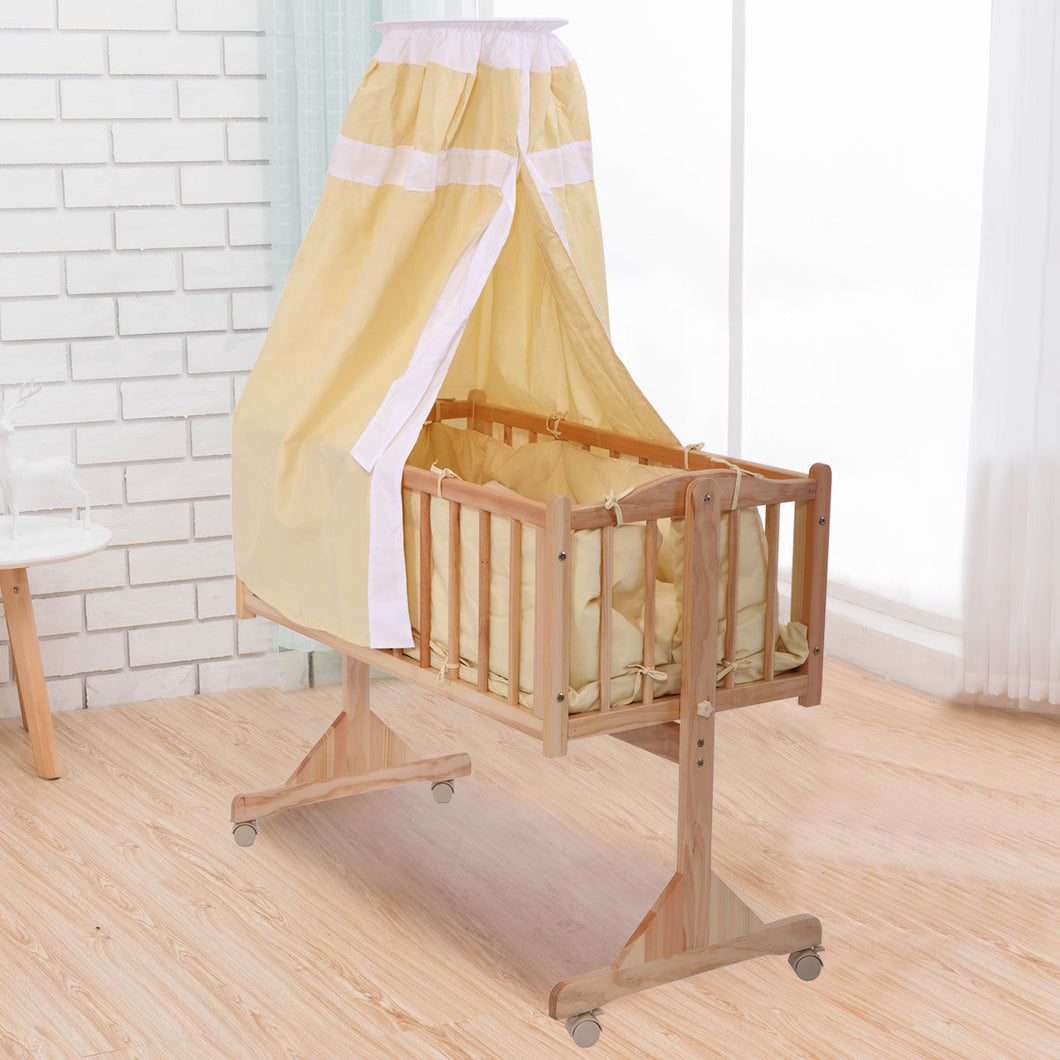 solid wood cradle