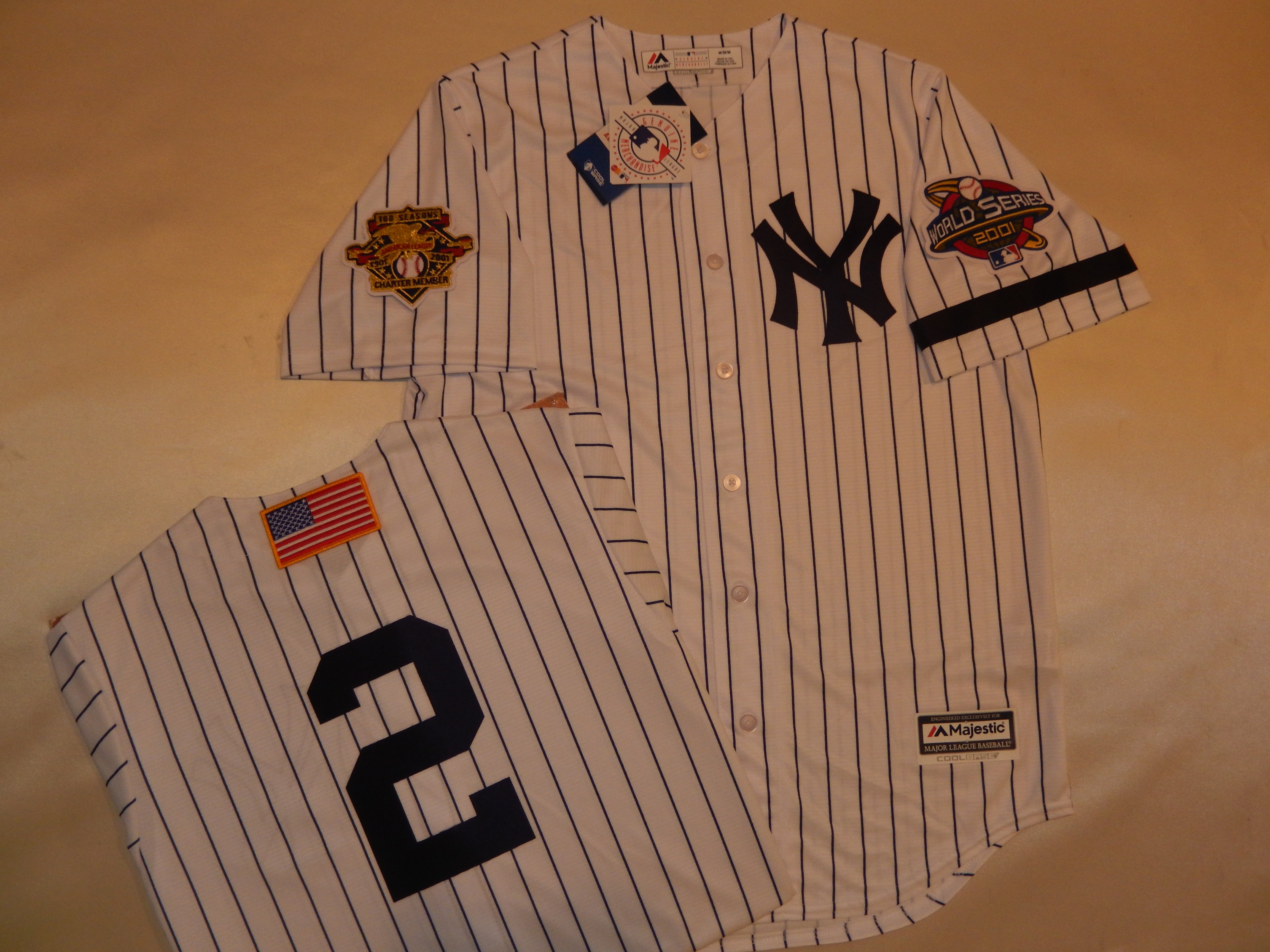 derek jeter world series jersey