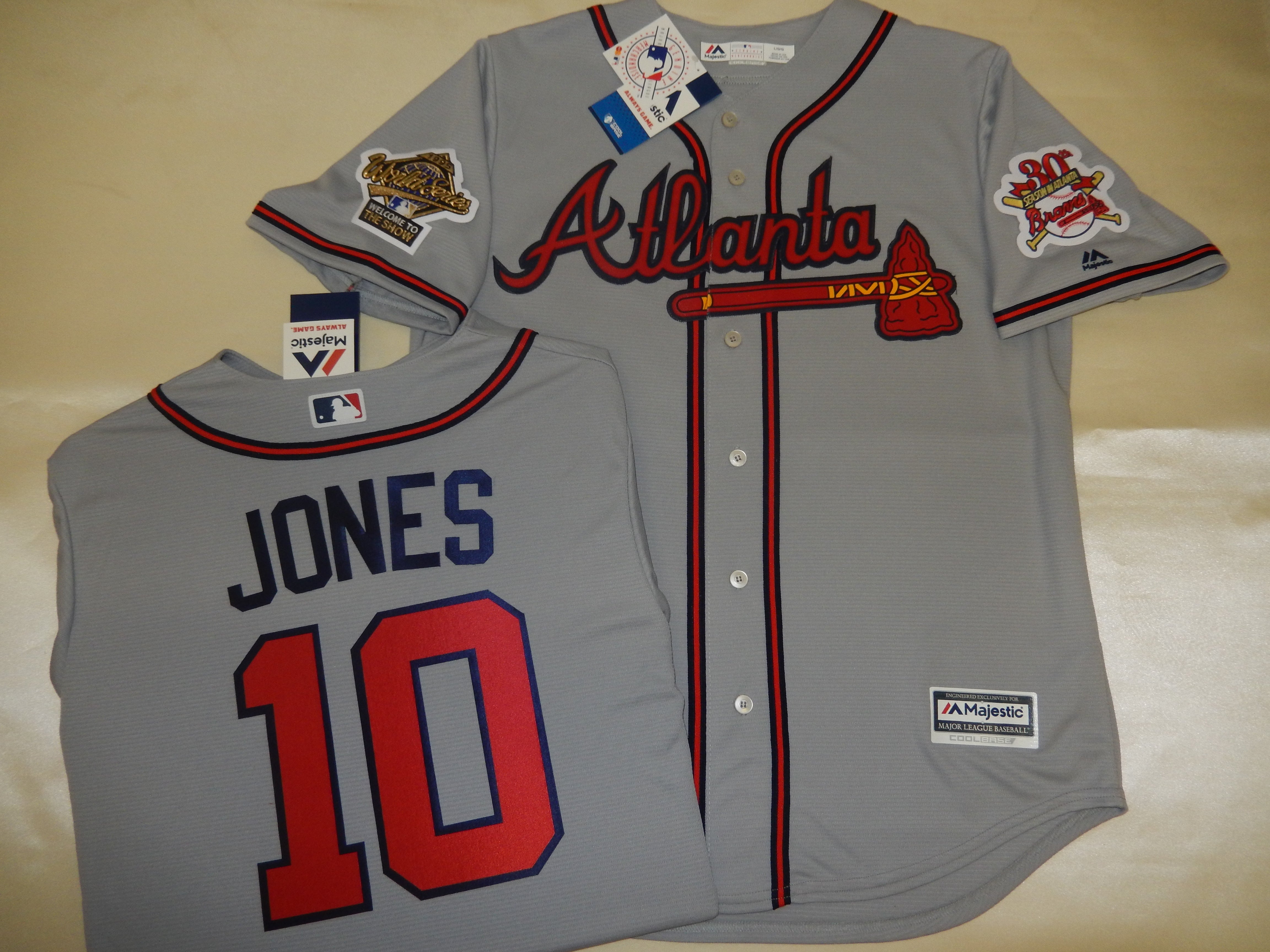 atlanta braves gray jersey