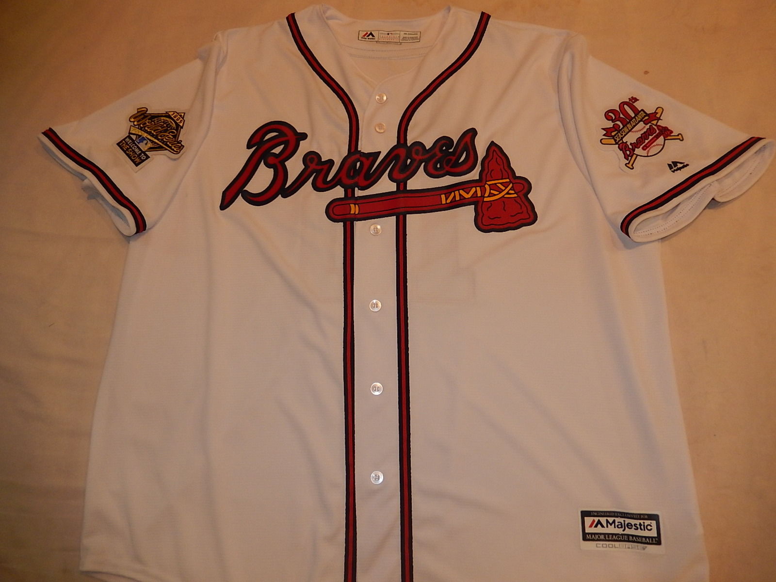 1995 braves world series jersey