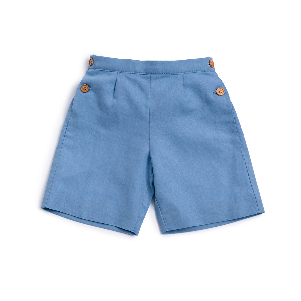 Pantalon Lino Azul Azafata Pipi Baby Kids