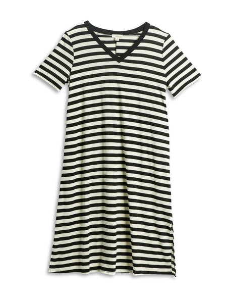 black and white striped plus size