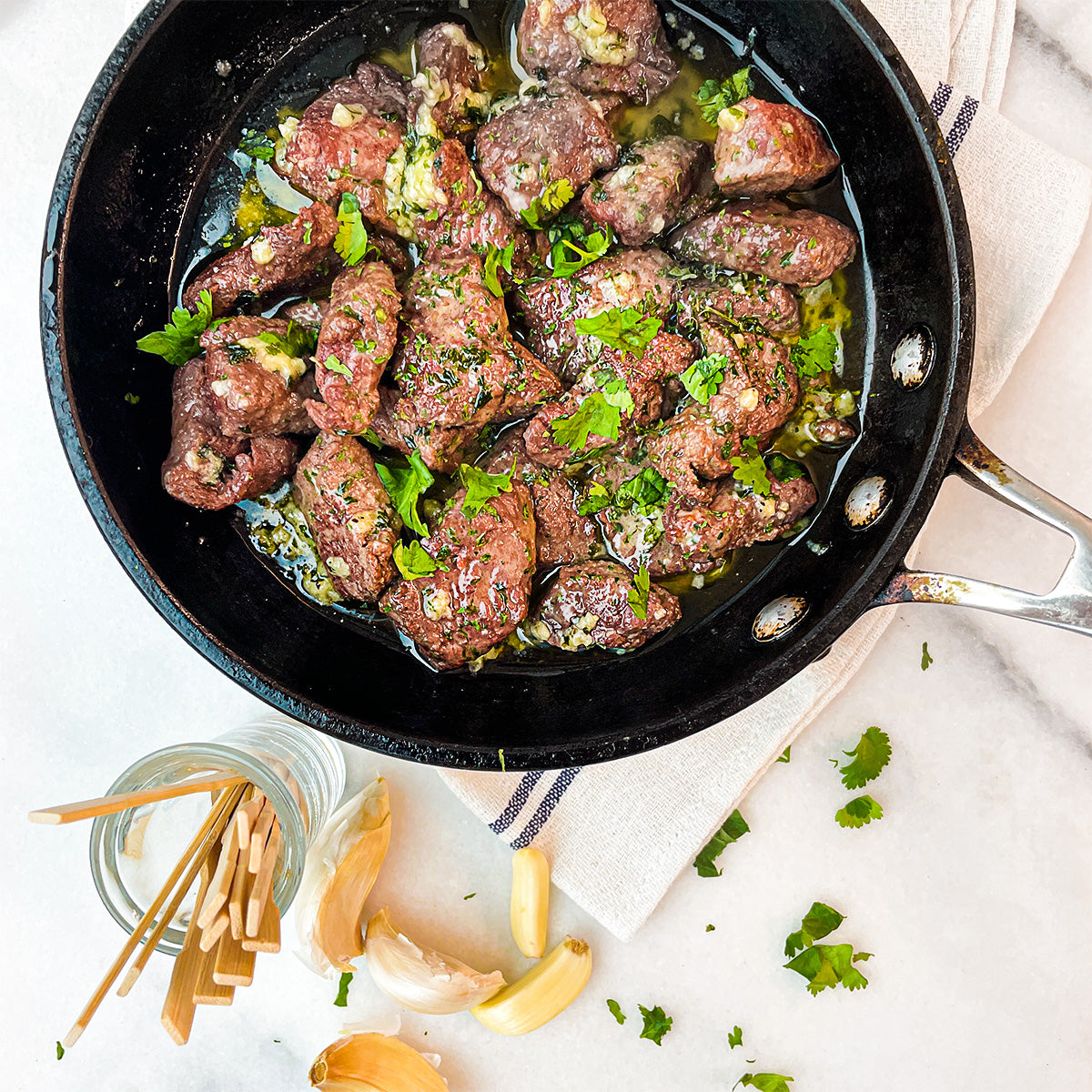 Garlic Butter Steak Bites