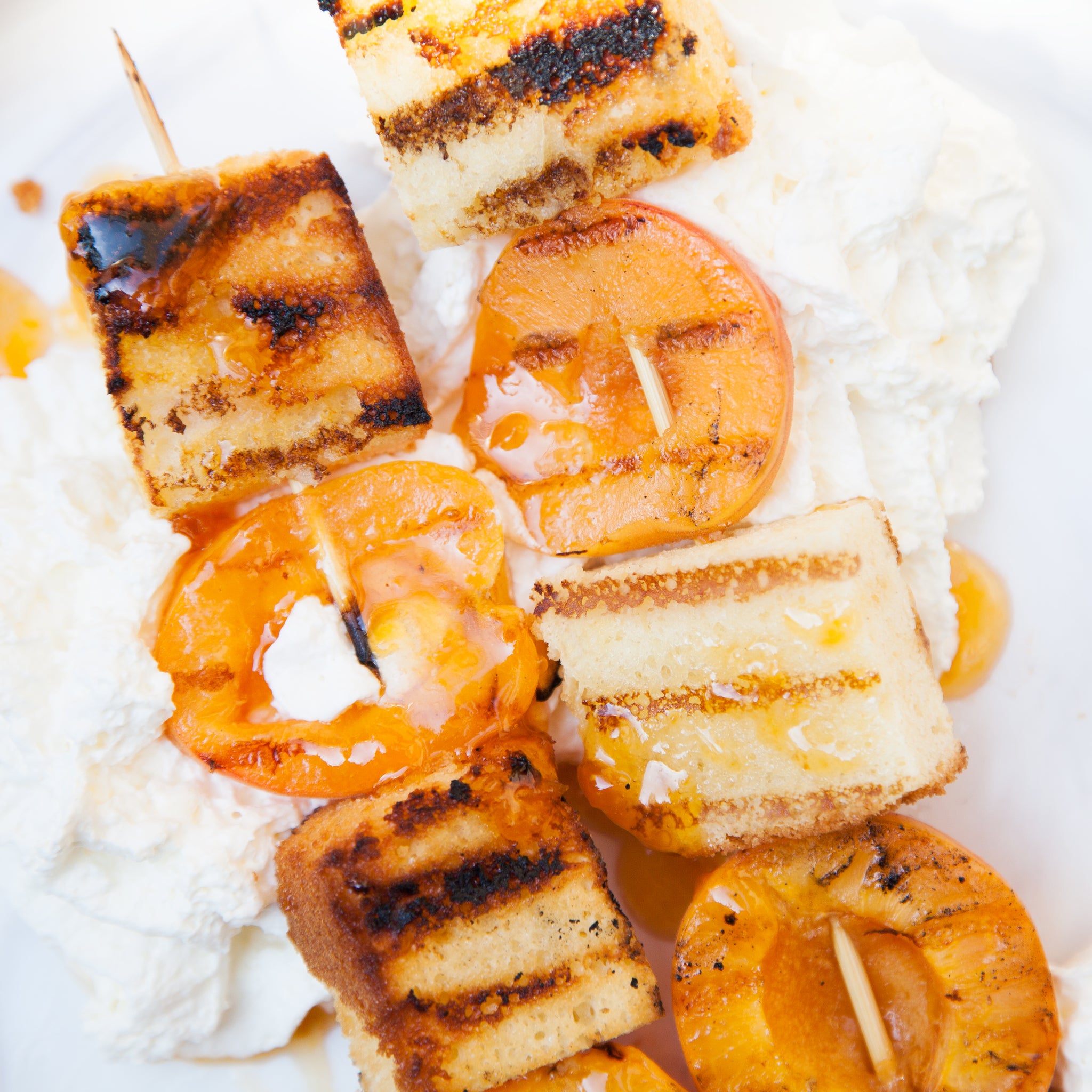 Apricot Pound Cake - Dessert Skewers - Dessert Kabobs Recipes - Pre