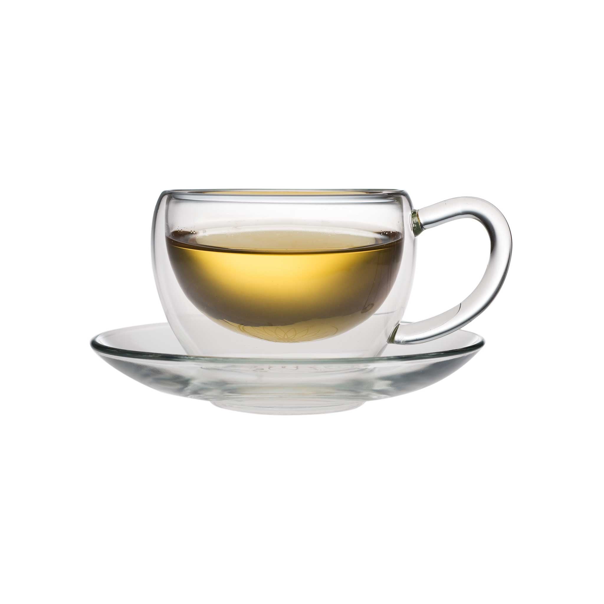 glass tea cup saucer