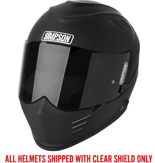 Carbon fiber hot sale simpson helmet