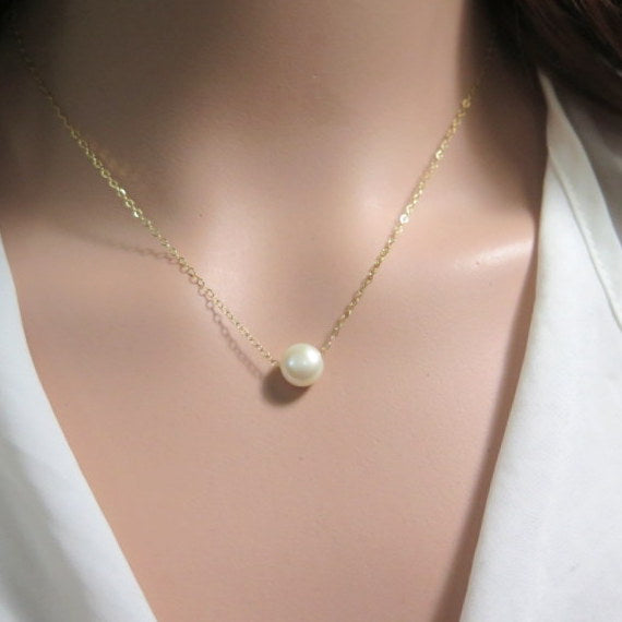 pearl necklace single pearl