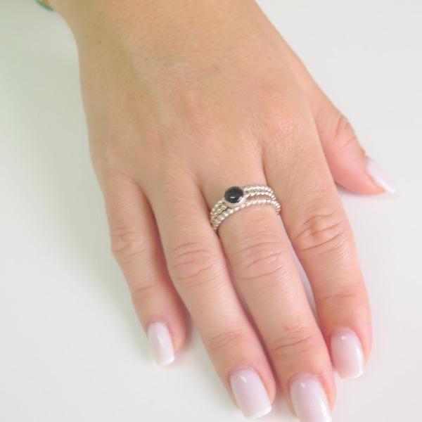 thin sterling silver rings