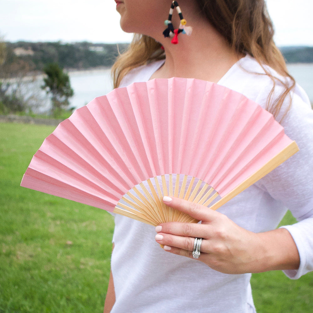 fans for outdoor wedding