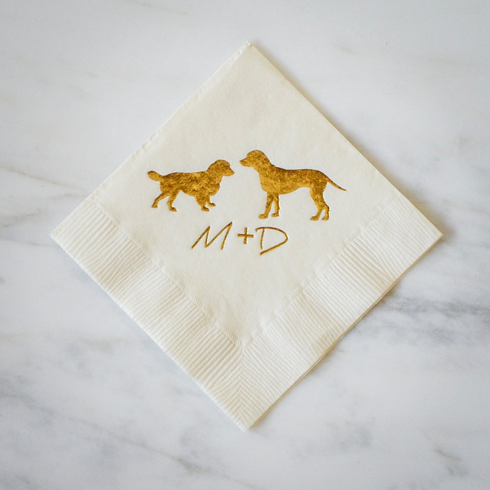 Custom Dog Napkins - GB Design House