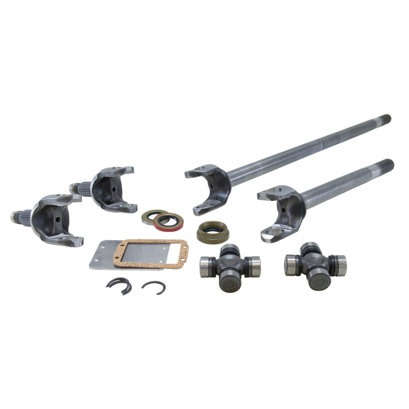 Yukon Gear Front 4340 Chromoly Axle Kit For Jeep JK non-Rubicon Dana 30 Front w/1350 (7166) Joints YA W24170