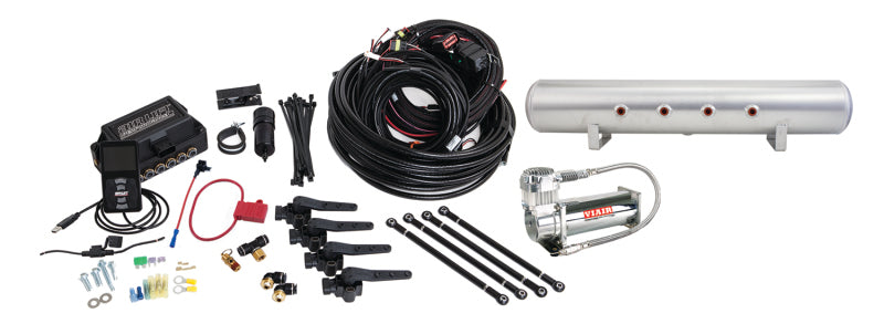 Air Lift Performance 3H (1/4 Air Line 5 Gal Raw Aluminum Tank VIAIR 444C Comp) 27693