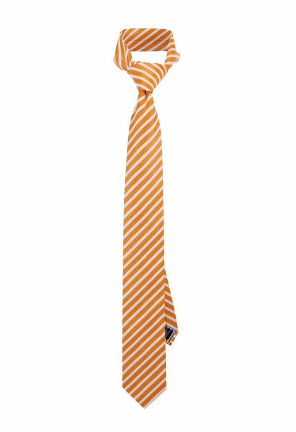 Racecar Orange Striped Tie only $35.00 - GoTie