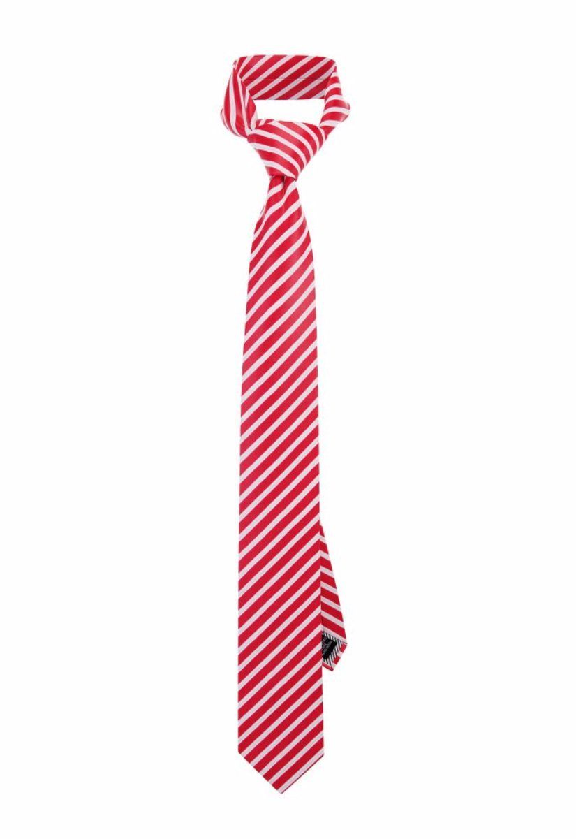 GoTie - Never Tie a Tie Again - Racecar Red Striped Tie