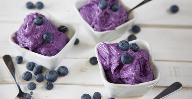 Cool And Creamy Blueberry Cheesecake Ice Cream Dish N The Kitchen