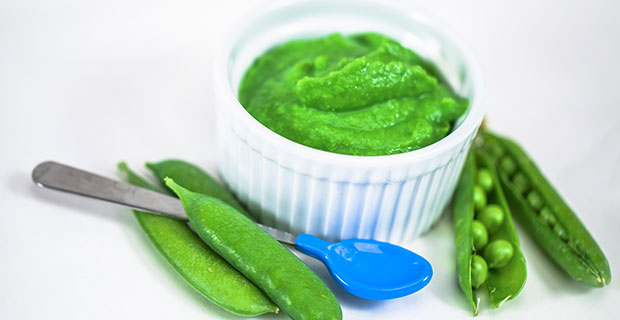Steamed Peas Baby Food Recipe Blendtec