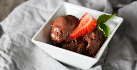 Chocolate Strawberry Sorbet