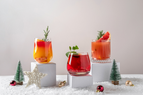 Orange Cranberry Spritzers